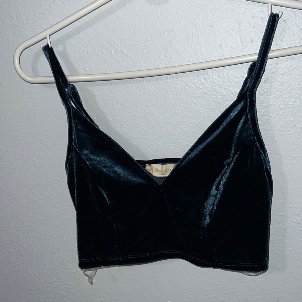 Altar’d State | size xl | color velvet blue / green